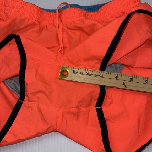 Nike Dri-Fit Running‎ Athletic Women's Pink Blue Shorts Size S - Picture 3 of 4
